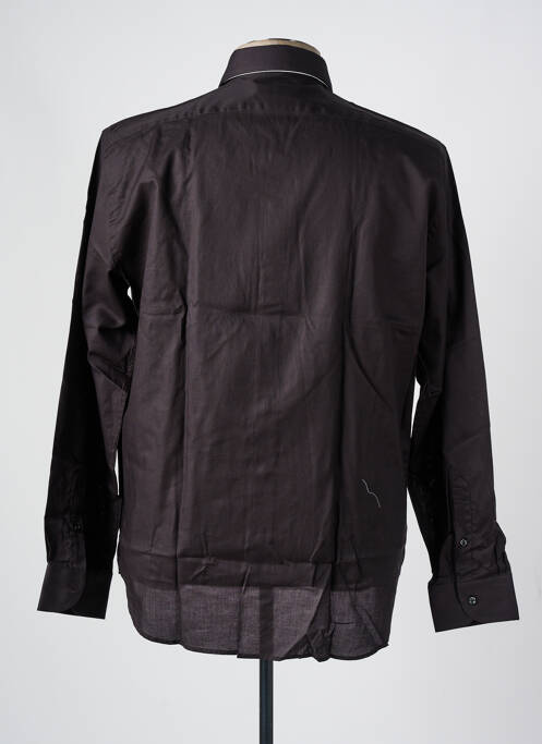 Chemise manches longues noir BLUSALINA pour homme