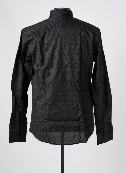 Chemise manches longues noir LA CIBLE ROUGE pour homme