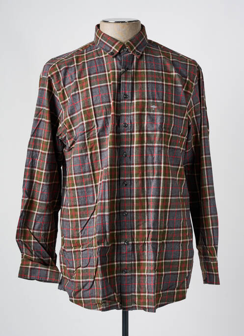 Chemise manches longues vert FYNCH-HATTON pour homme