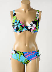 Maillot de bain 2 pièces bleu OLYMPIA pour femme seconde vue