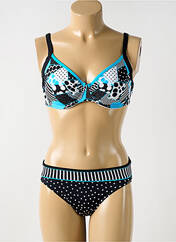 Maillot de bain 2 pièces noir OLYMPIA pour femme seconde vue