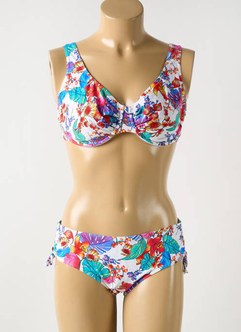 Maillot de bain 2 pièces blanc SUNMARIN pour femme