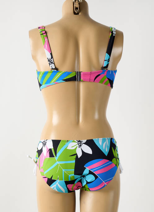 Maillot de bain 2 pièces bleu OLYMPIA pour femme