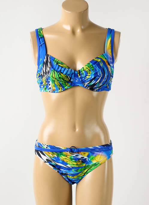 Maillot de bain 2 pièces bleu SUNMARIN pour femme