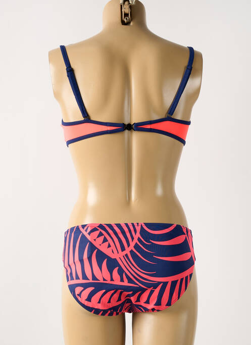 Maillot de bain 2 pièces rose OLYMPIA pour femme