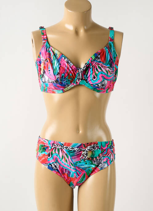 Maillot de bain 2 pièces rose ROSE POMME pour femme