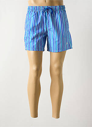 Short de bain imprimé rayures bleu EMINENCE homme