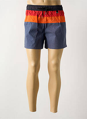Short de bain tissage popeline noir HOM homme