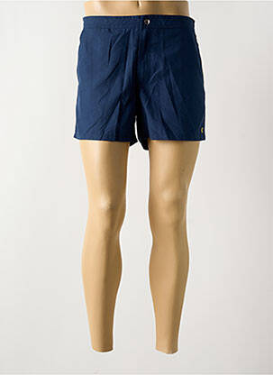 Short de bain tissage popeline bleu EMINENCE homme