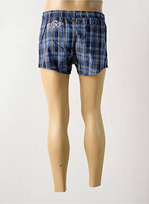 Short de bain tissage popeline bleu HOM homme