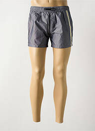 Short de bain tissage popeline gris HOM homme