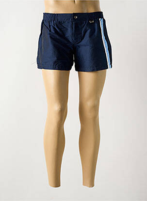 Short de bain tissage popeline bleu HOM homme