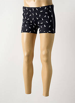 Short de bain tissage popeline noir SALÉE homme