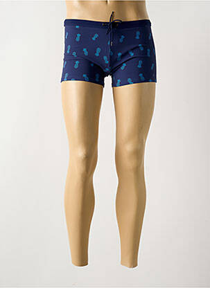 Short de bain tissage popeline bleu EMINENCE homme