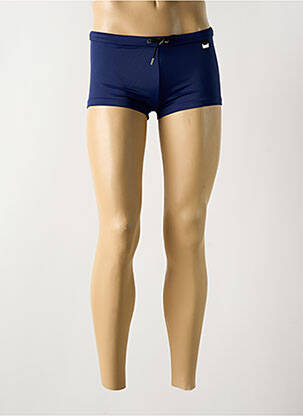Short de bain tissage popeline bleu HOM homme
