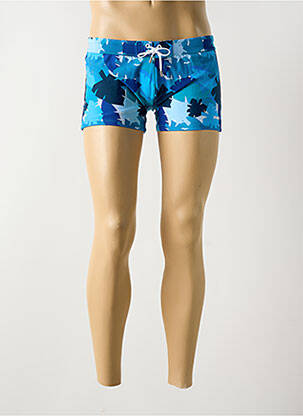 Short de bain tissage popeline bleu ATHENA homme