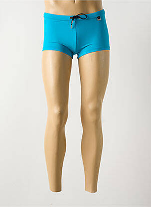 Short de bain tissage popeline bleu HOM homme