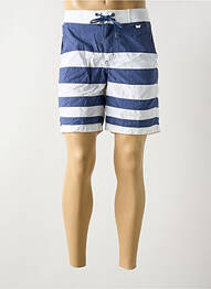 Short de bain imprimé rayures bleu HOM homme