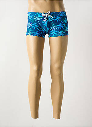 Short de bain imprimé tie and dye bleu ATHENA homme