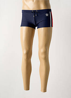 Short de bain tissage popeline bleu ATHENA homme