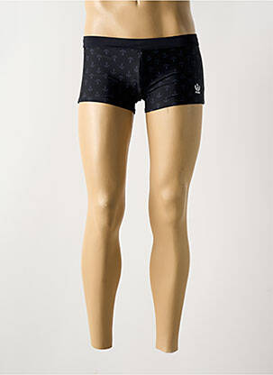 Short de bain tissage popeline noir ATHENA homme