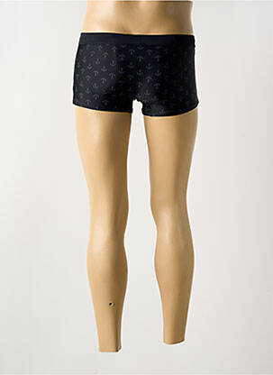 Short de bain tissage popeline noir ATHENA homme