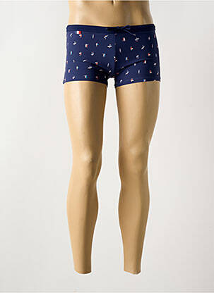 Short de bain tissage popeline bleu EMINENCE homme