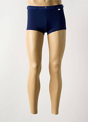 Short de bain tissage popeline bleu HOM homme