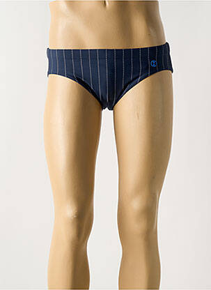 Slip de bain tissage popeline bleu IMPETUS homme