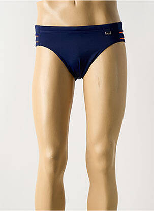 Slip de bain tissage popeline bleu HOM homme