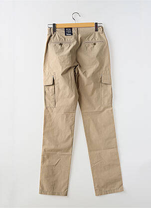 Pantalon droit tissage popeline beige PETER COFOX homme