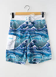Short de bain tissage popeline bleu ATHENA homme