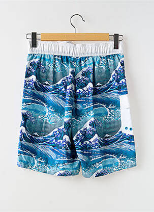 Short de bain tissage popeline bleu ATHENA homme