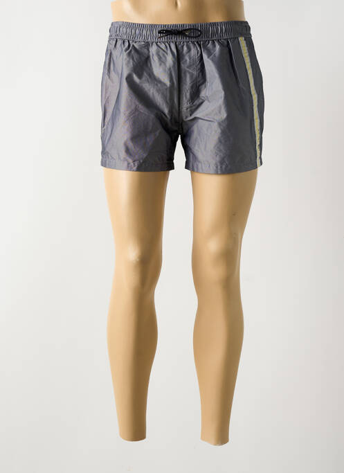 Short de bain gris HOM pour homme