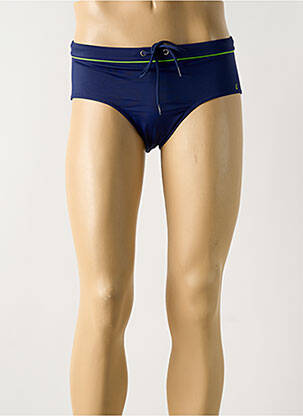 Slip de bain tissage popeline bleu EMINENCE homme