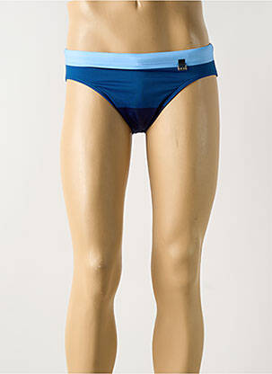 Slip de bain tissage popeline bleu HOM homme