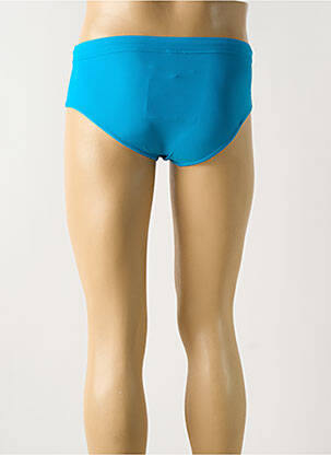 Slip de bain tissage popeline bleu EMINENCE homme