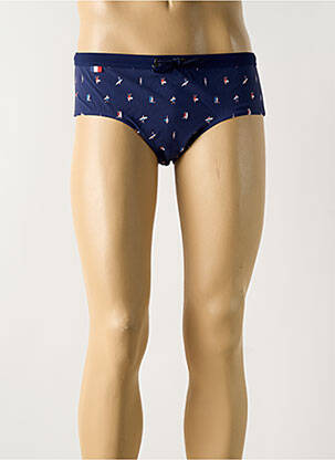 Slip de bain imprimé fantaisie bleu EMINENCE homme