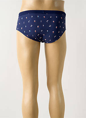 Slip de bain imprimé fantaisie bleu EMINENCE homme