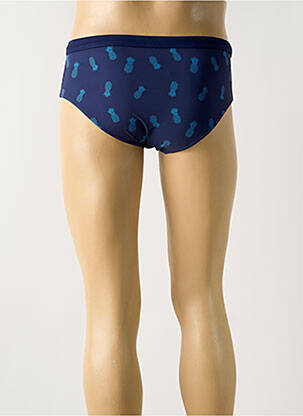 Slip de bain imprimé fantaisie bleu EMINENCE homme