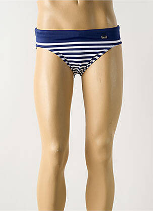 Slip de bain imprimé rayures bleu HOM homme