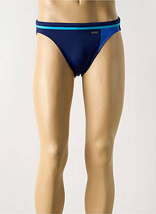 Slip de bain tissage popeline bleu HOM homme