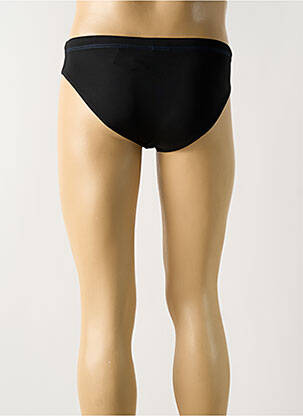 Slip de bain tissage popeline noir HOM homme