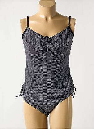 Tankini tissage satiné noir NANA SUN femme