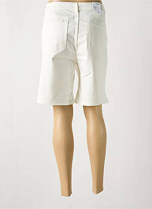 Bermuda tissage popeline taille normale blanc S.OLIVER femme