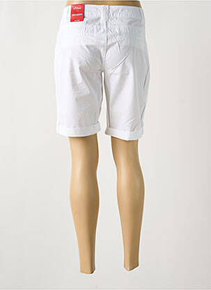 Bermuda tissage popeline taille normale blanc S.OLIVER femme