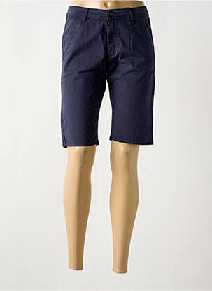 Bermuda taille à pinces taille normale bleu IMPAQT femme