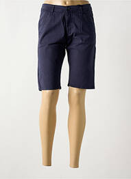 Bermuda taille à pinces taille normale bleu IMPAQT femme