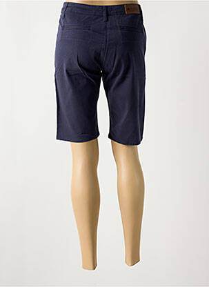 Bermuda taille à pinces taille normale bleu IMPAQT femme
