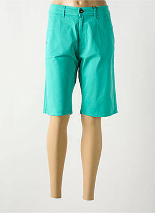 Bermuda taille à pinces taille normale vert IMPAQT femme